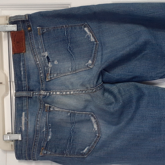 Lucky Brand Zoe Skinny Jeans Distressed ripped pants Size 2 /26 - Picture 5 of 10
